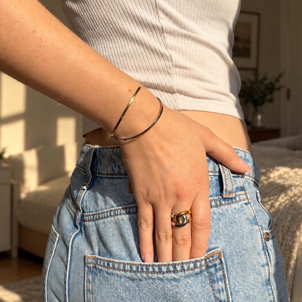 Fleur Slim Cuff Bracelet