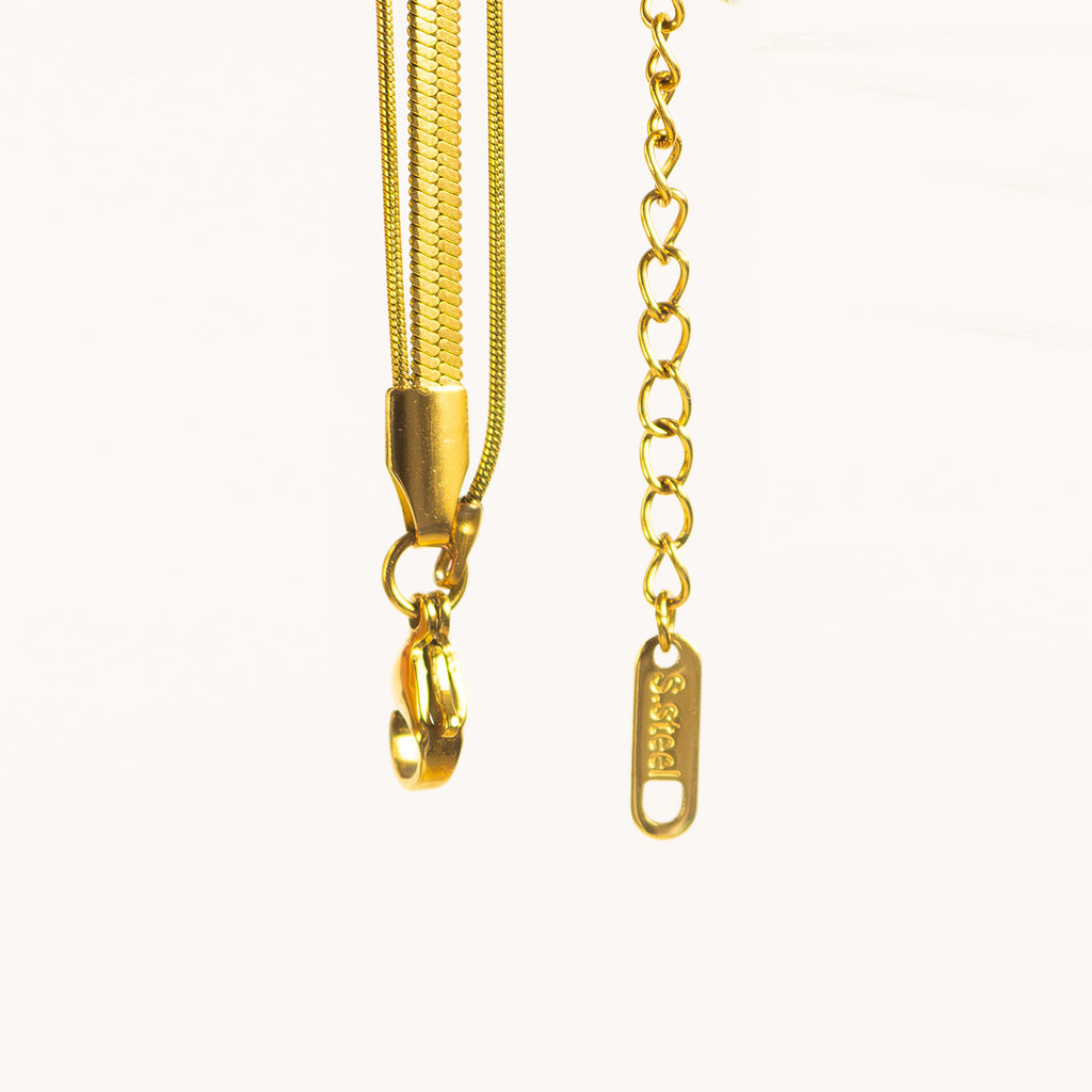Hanne Triple Layer Snake Chain Necklace
