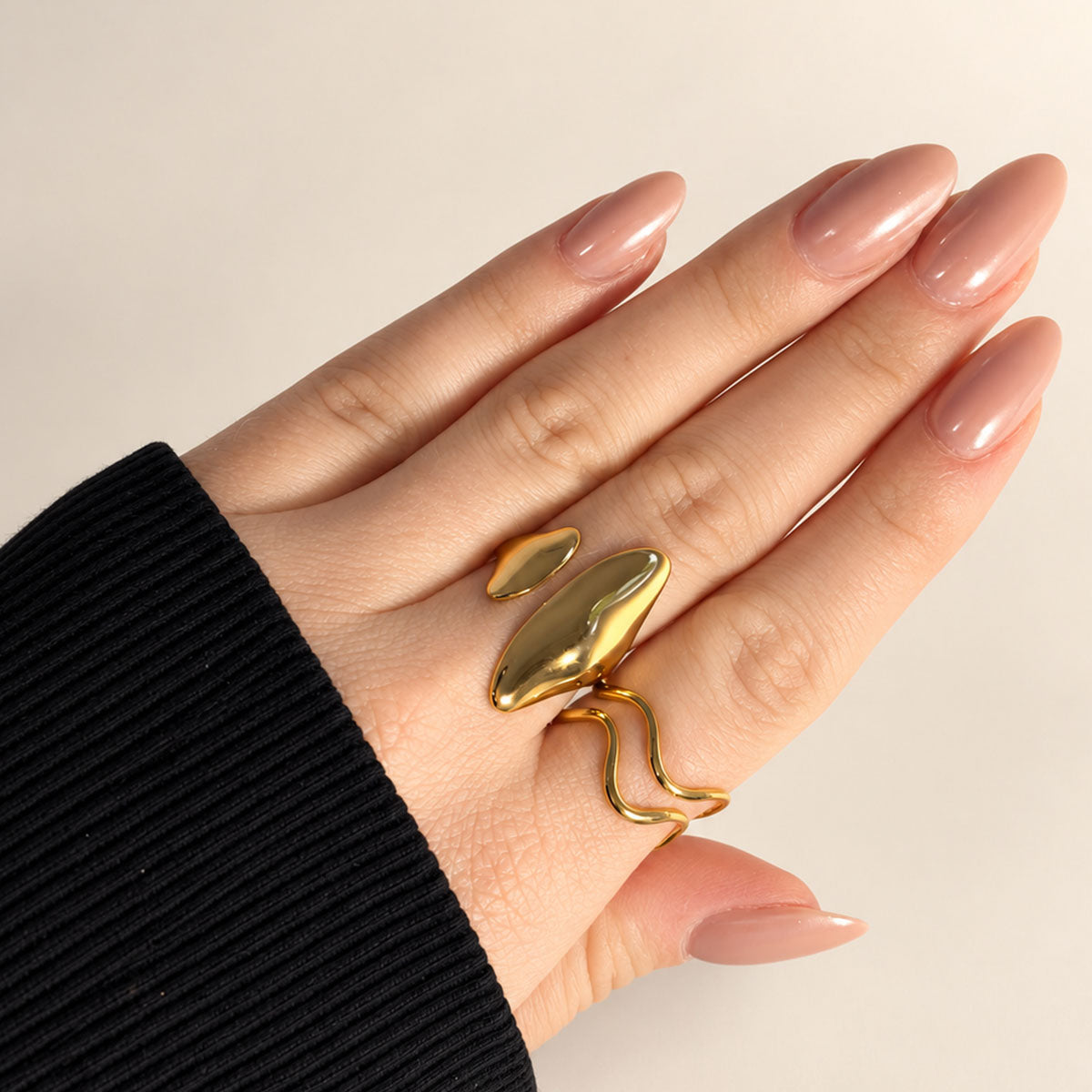 Ilse Liquid Open Ring