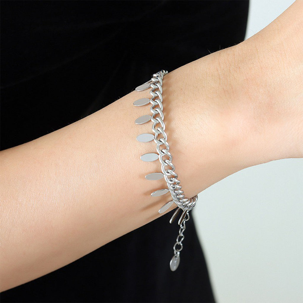 Mabel Leaf Chain Bracelet