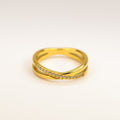 Mette Zircon Cross Ring