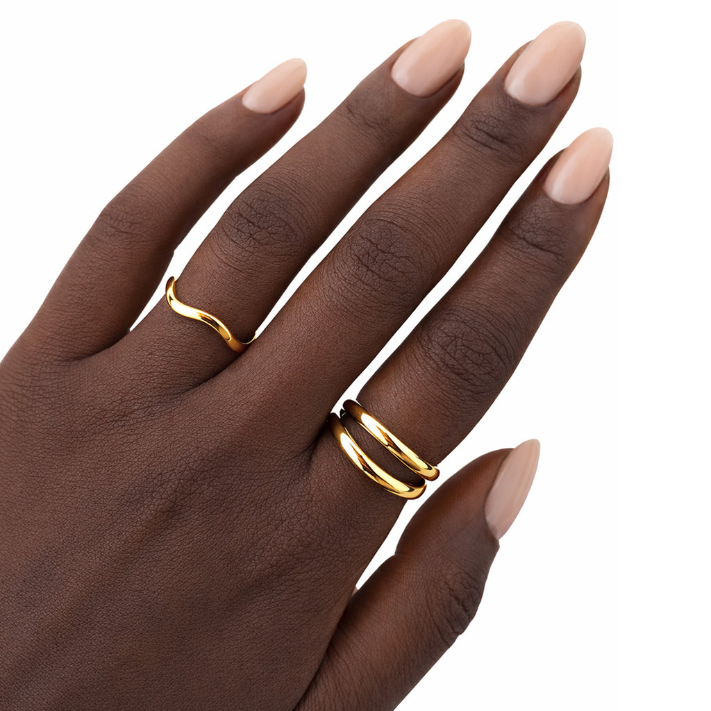 Mira Double Band Ring