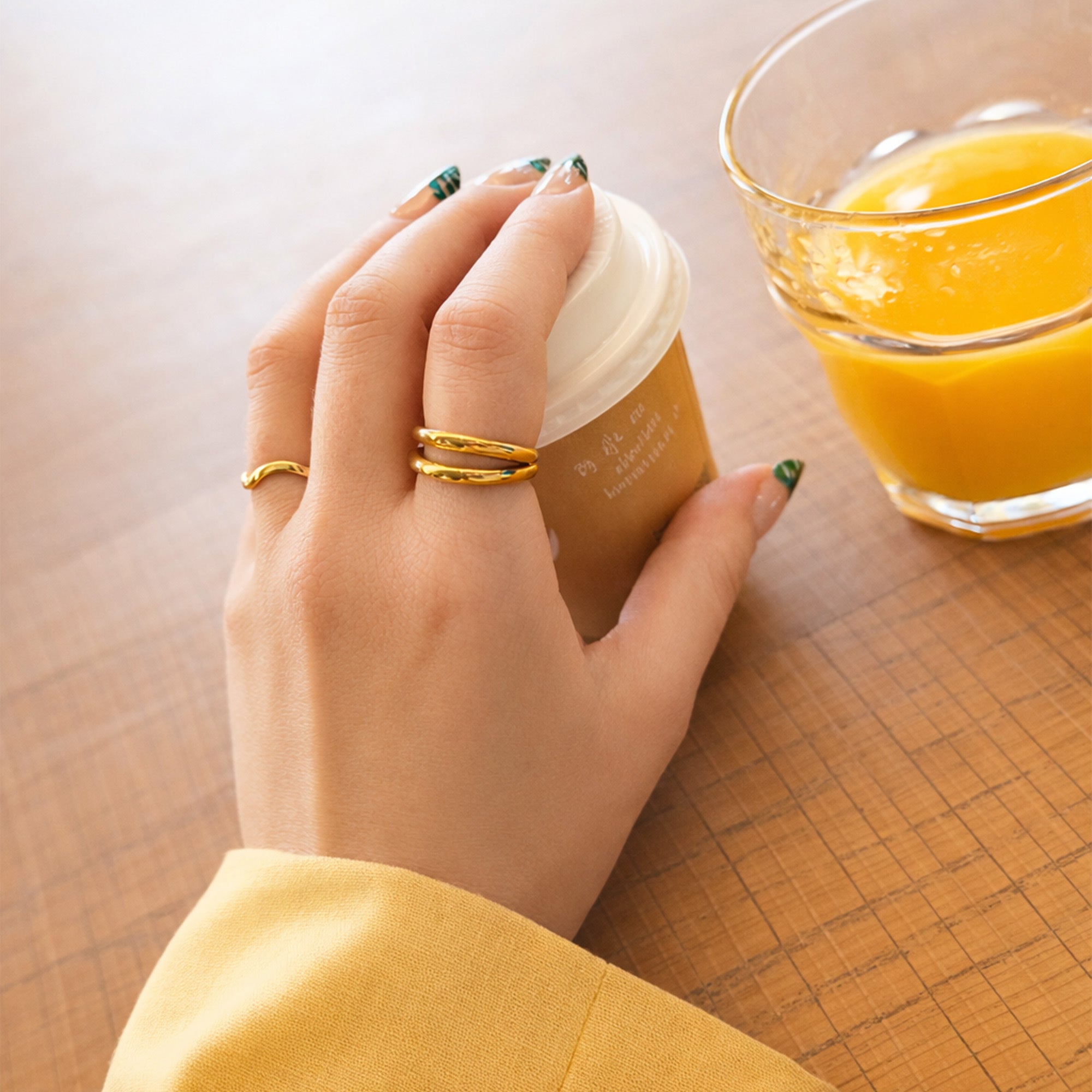 Mira Double Band Ring