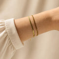 Nia Flat Snake Chain Bracelet
