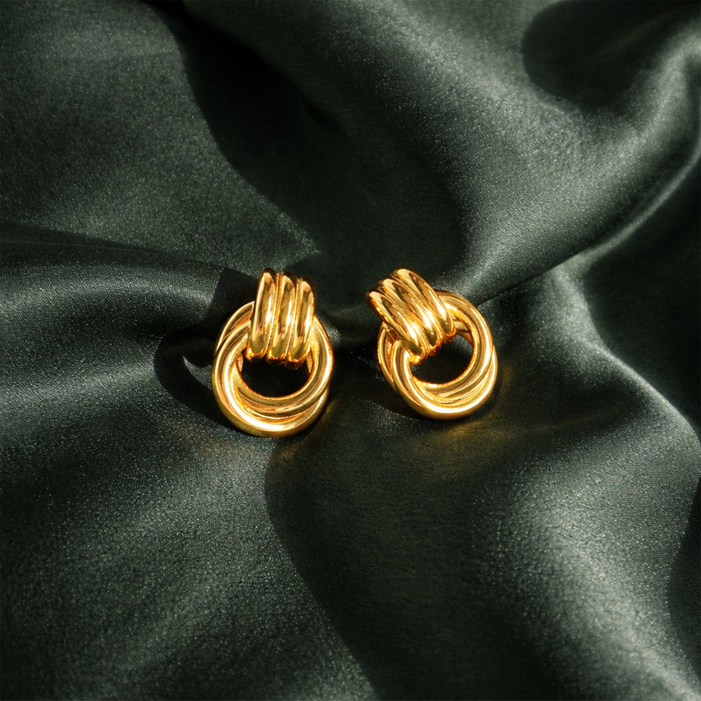 Riva Sculptural Knot Earrings