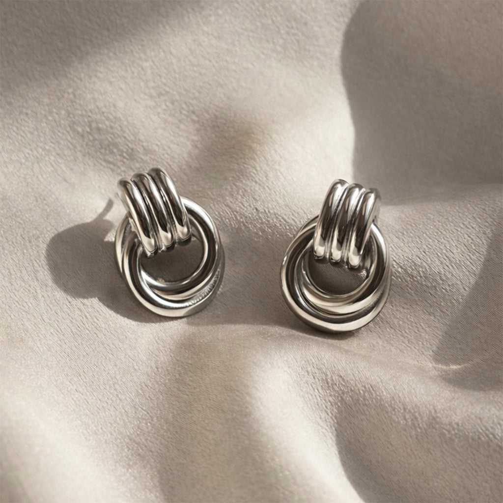 Riva Sculptural Knot Earrings