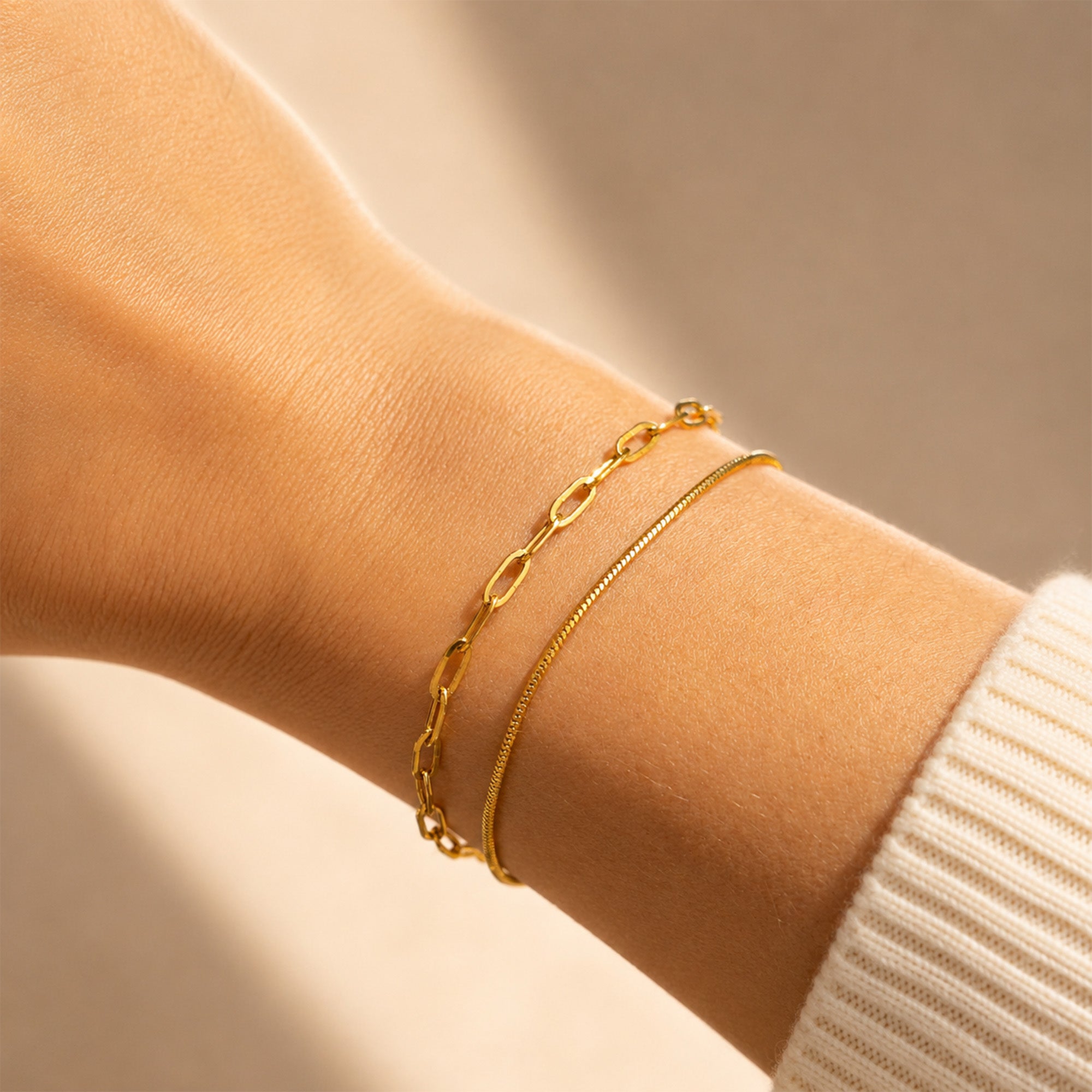Siena Square Snake Bracelet