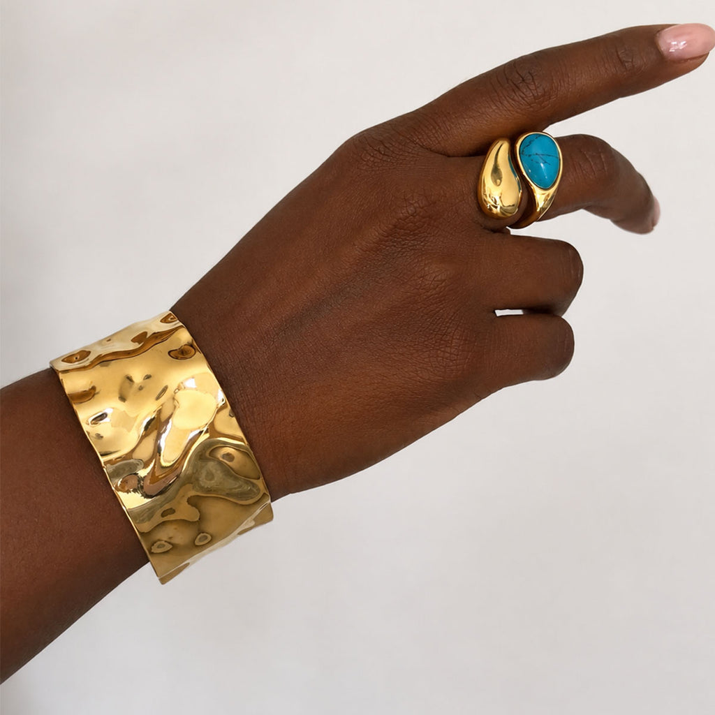 Skye Hammered Cuff Bracelet