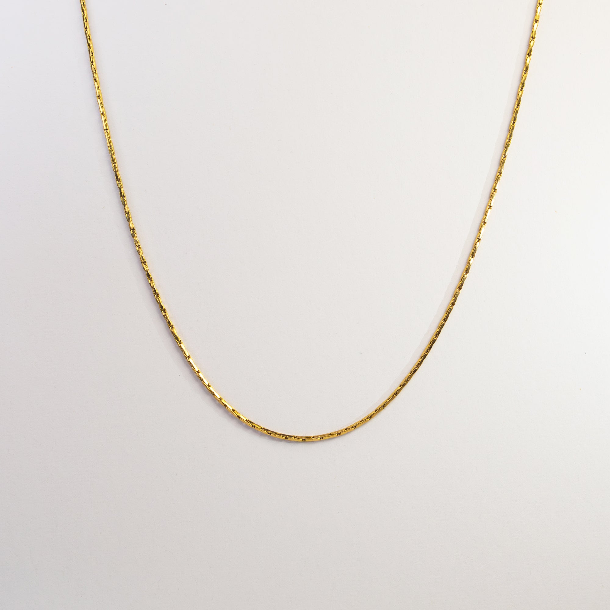 Sole Snake Chain Necklace
