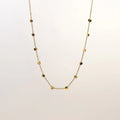 Arla Gold Cube Chain Necklace stainless steel — Tamola Jewellery