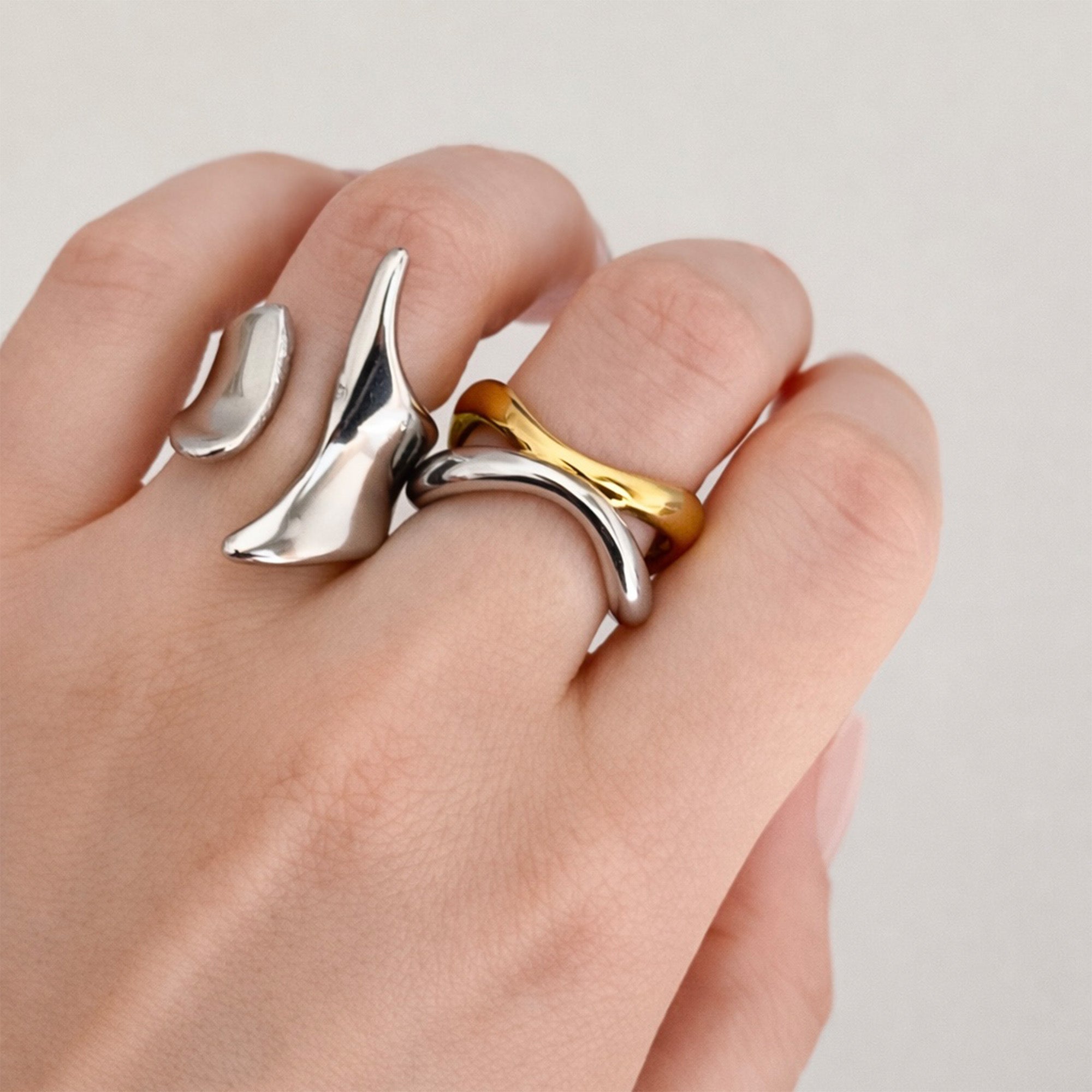 Dena Double Band Open Ring