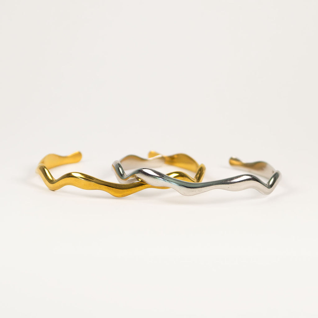 Wren Wavy Cuff Bracelet