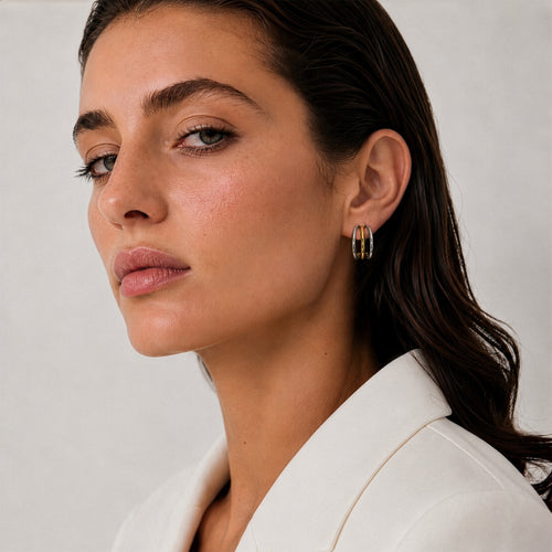 Auri Mixed Hoop Earrings