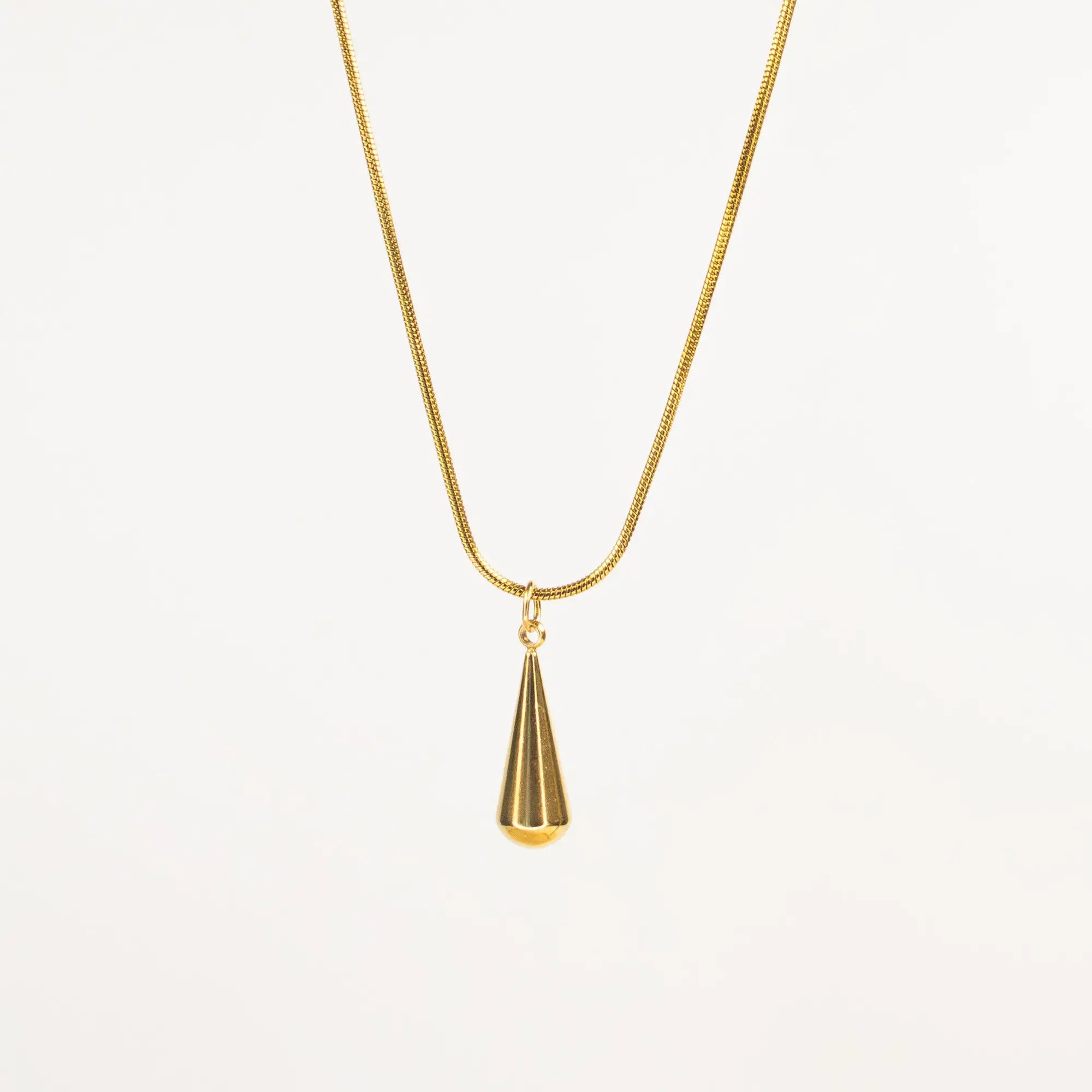 Celeste Teardrop Jewellery Set gold full set stainless steel — Tamola Jewellery