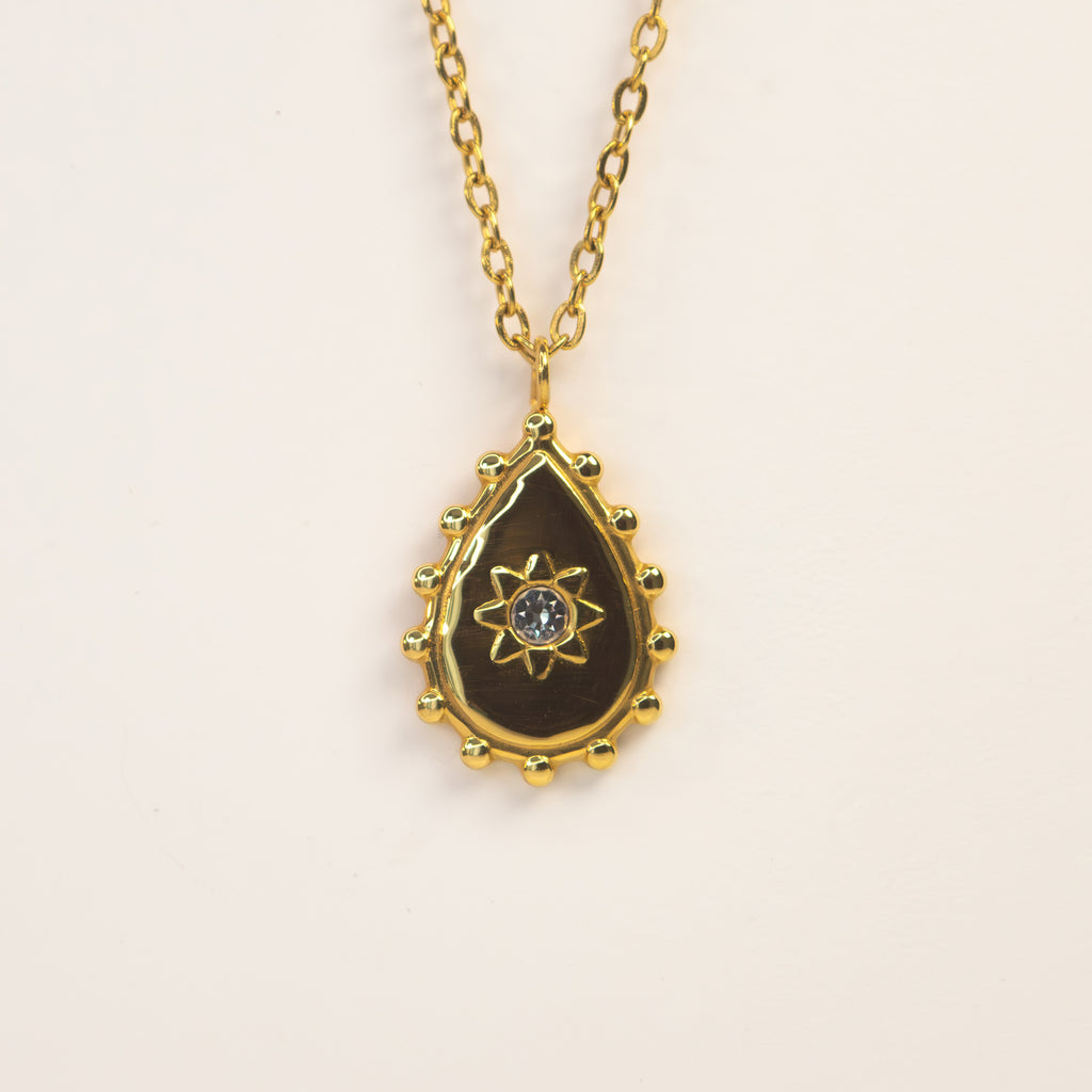 Liora Teardrop Pendant Necklace
