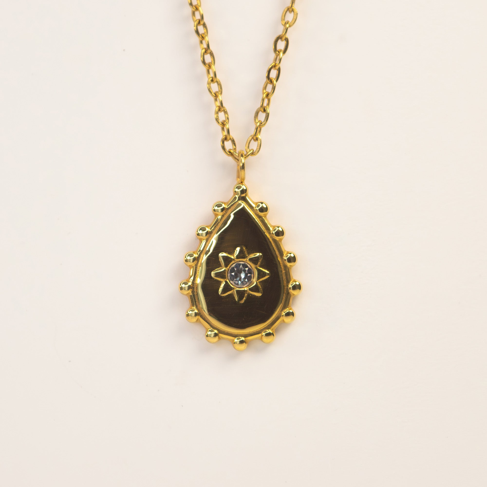 Liora Teardrop Pendant Necklace
