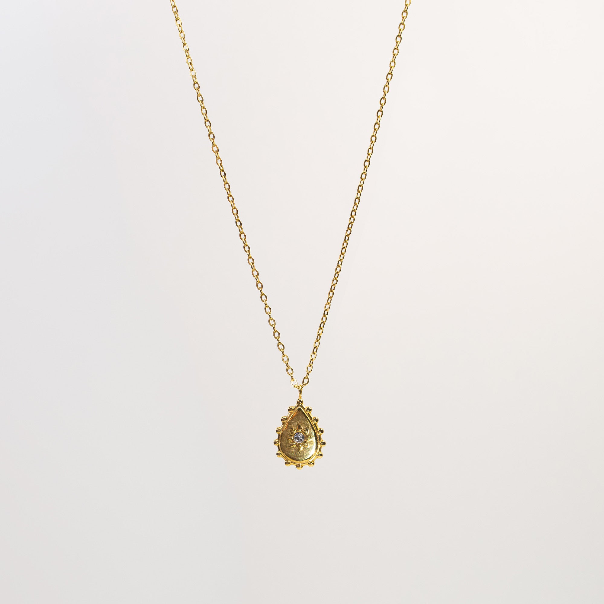 Liora Teardrop Pendant Necklace