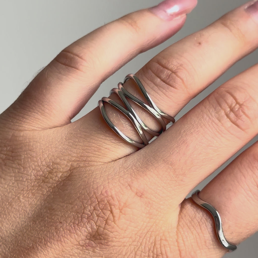 Naya Layered Open Ring