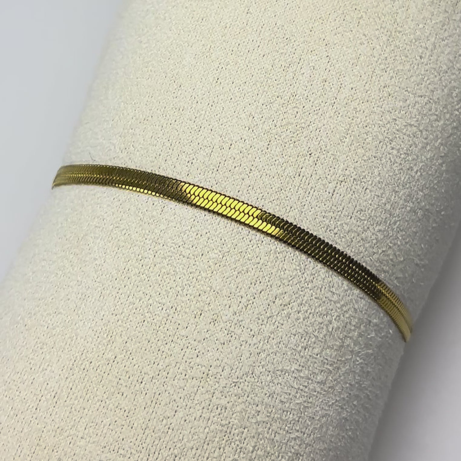 Nia Flat Snake Chain Bracelet