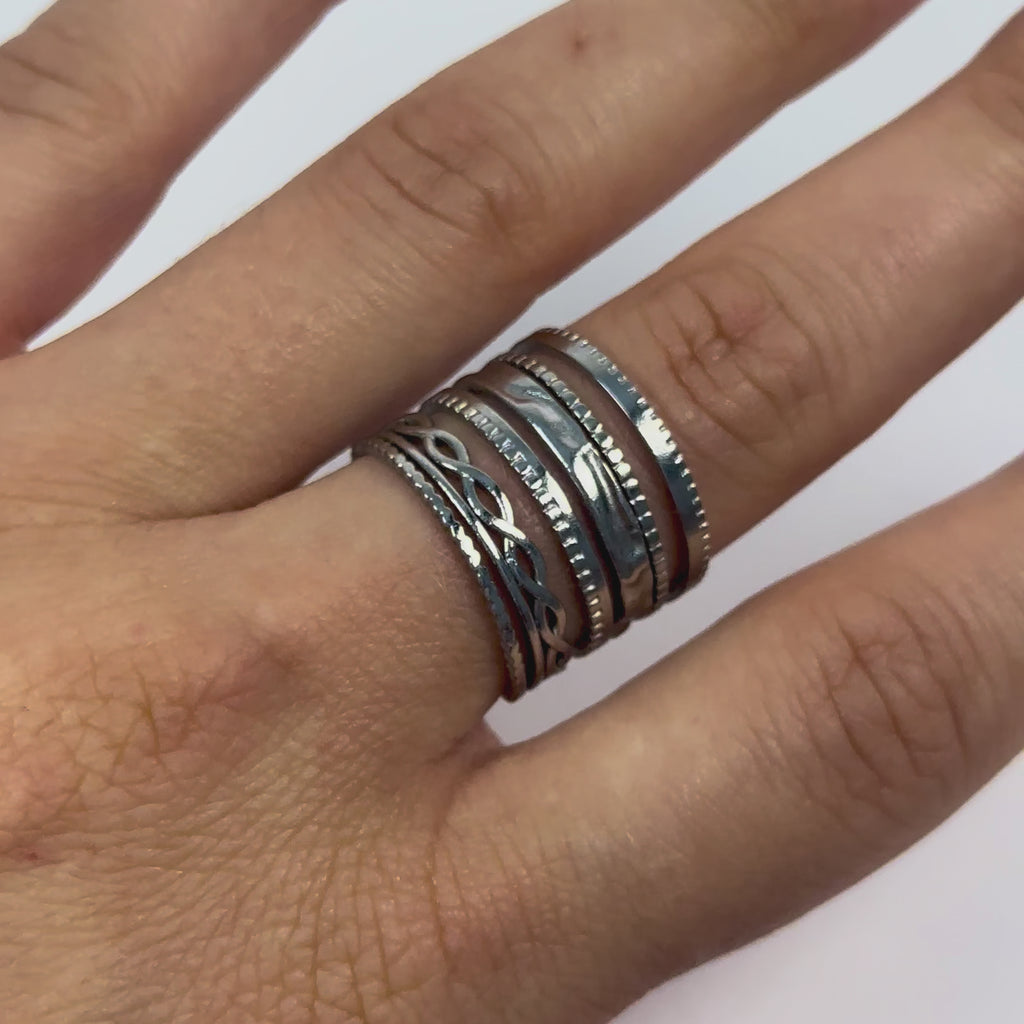 Sora Adjustable Steel Ring
