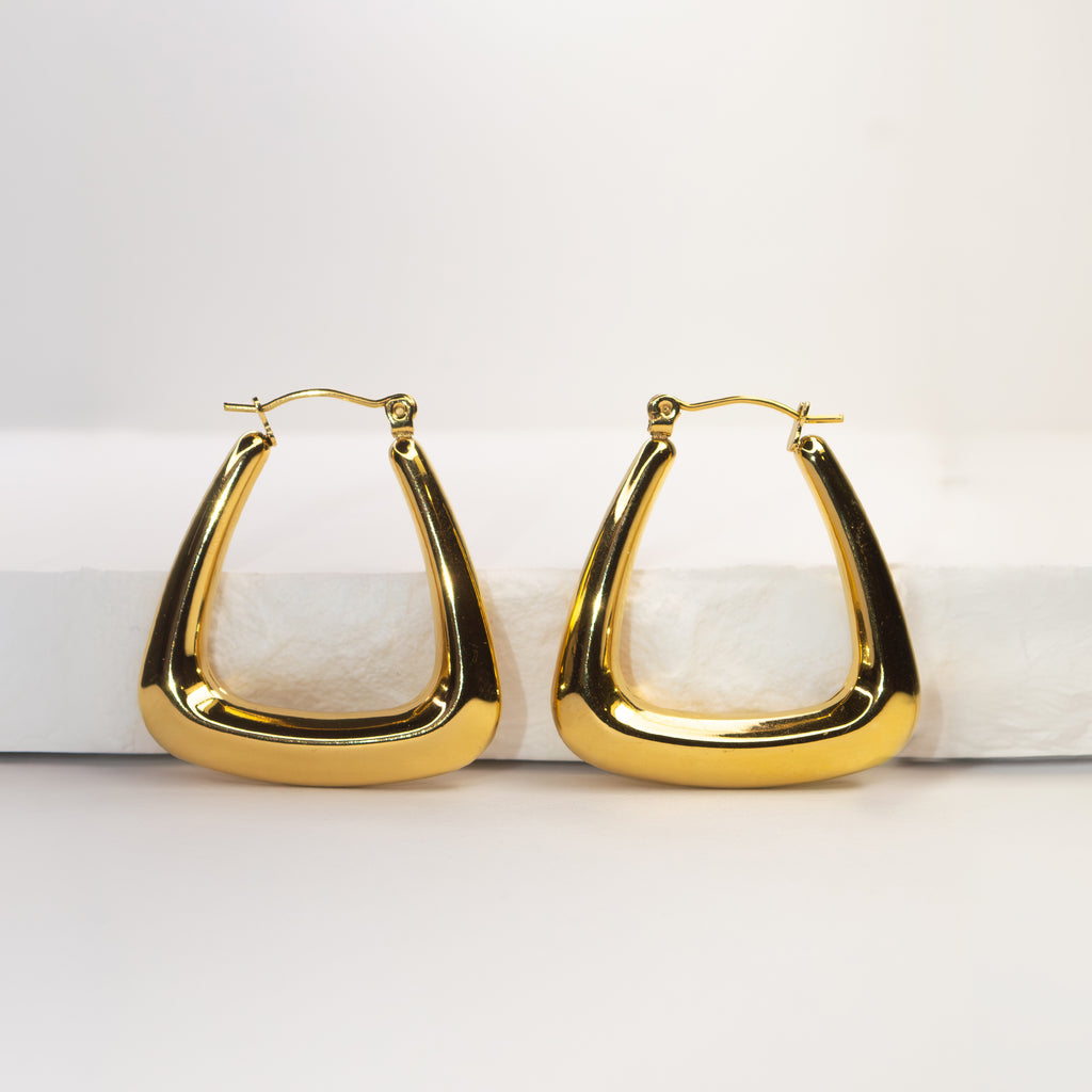Talia Drop Hoop Earrings