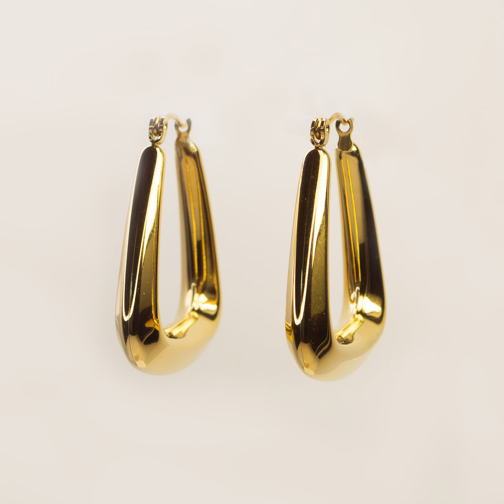 Talia Drop Hoop Earrings